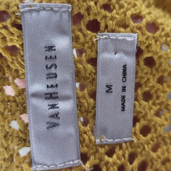 Van Heusen Mustard Crew Neck Sweater - Picture 6 of 6